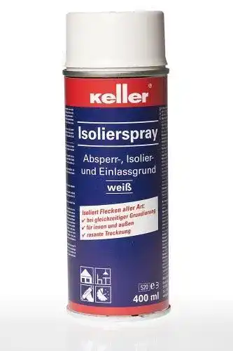 Isolierspray Keller 584, 400 ml für Isolierung und Grundierung