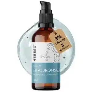 Hyaluron-Serum Hebeso mit Triple Hyaluronsäure 3% Konzentration