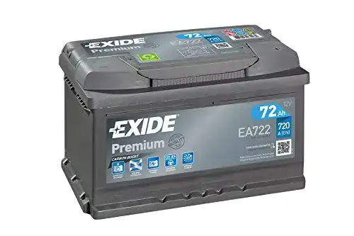 Autobatterie 72 Ah Exide EA722 mit 720A für verschiedene Fahrzeugmodelle