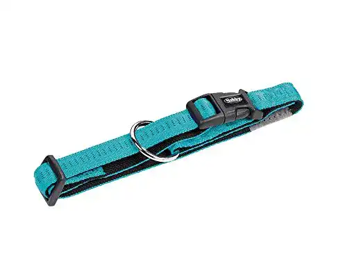 Hundehalsband Nobby Soft Grip in Türkis Funktional und Stilvoll
