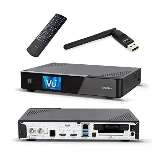 Sat-Receiver VU+ Uno 4K SE DVB-S2 FBC mit WLAN-Funktionalität