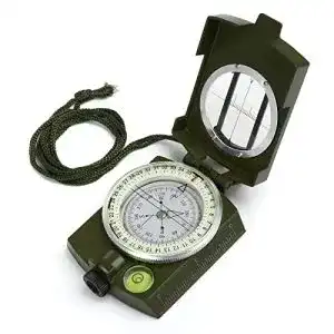 GWHOLE Militärkompass mit Tasche für Camping und Outdoor-Aktivitäten