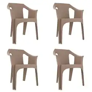 Monoblock-Stuhl Garbar Resol Cool Set – 4 stapelbare Gartenstühle