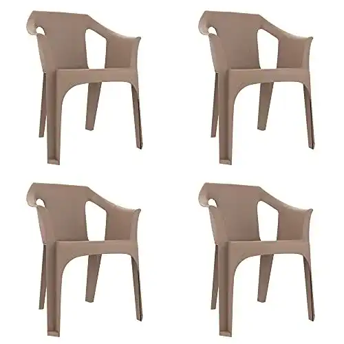 Monoblock-Stuhl Garbar Resol Cool Set – 4 stapelbare Gartenstühle