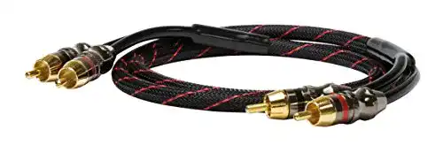 Dynavox Lautsprecherkabel Perfect Sound Stereo-Cinchkabel 1m