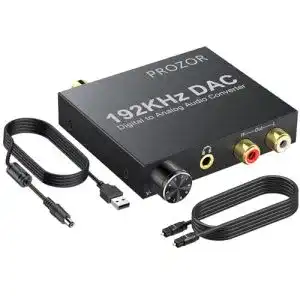 Prozor Digital-zu-Analog-Konverter 192 kHz DAC mit Lautstärkeregelung