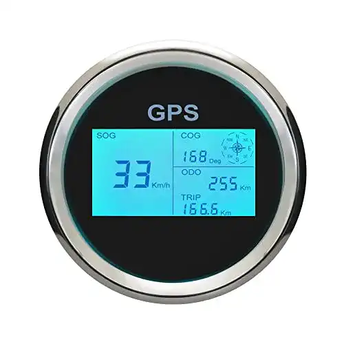 Eling Digitales GPS Geschwindigkeitsmessgerät mit LCD-Anzeige