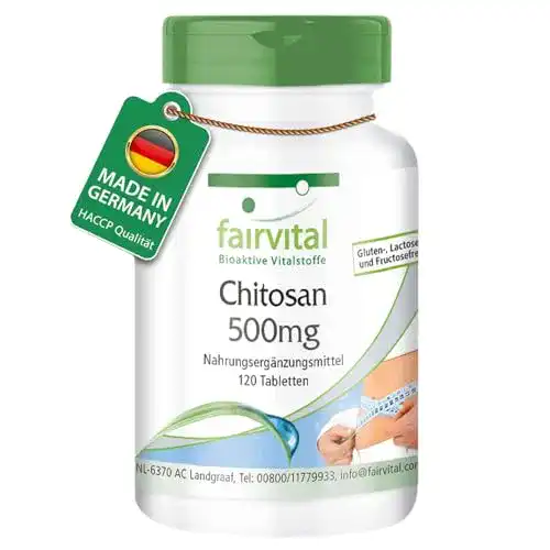 Fettbinder mit 500mg Chitosan von Fairvital