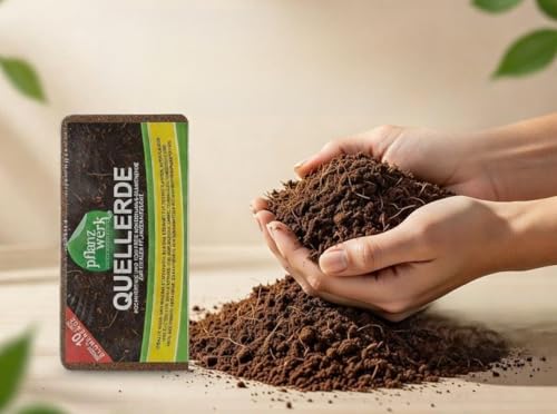 Bio-Erde Pflanzwerk Quellerde für Pflanzen im Innen- und Außenbereich