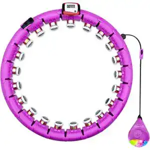 Hula-Hoop-Reifen zum Abnehmen SPMOVE mit Gewicht und LED Zähler