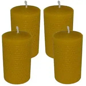 Bienenwachskerzen Ama-Feinkost gerollt 100 x 50 mm aus Spessart