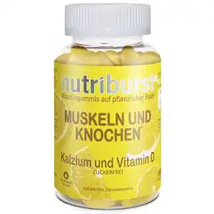 Nutriburst hochdosiertes Vitamin D3 50µg (2000 IE) in Gummiform