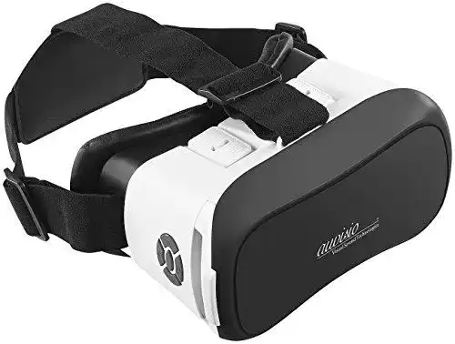 Virtual Reality Brille auvisio 3D – Unabhängige VR-Brille für Unterhaltung