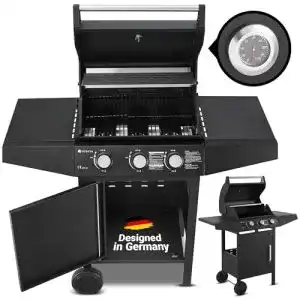 Balkongrill Juskys BBQ Gasgrill Louisiana 3 Brenner 8,1 kW, Gas