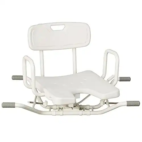 Badewannensitz Russka aus Aluminium, drehbar