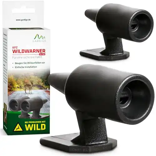 Wildwarner Gardigo für Auto – 2er Set zum Schutz vor Wildunfällen