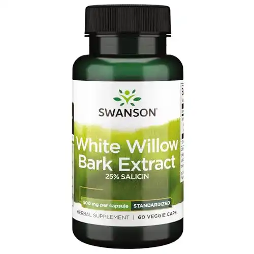 Weidenrinde Kapseln Swanson – Silber-Weidenrinden-Extrakt 500mg