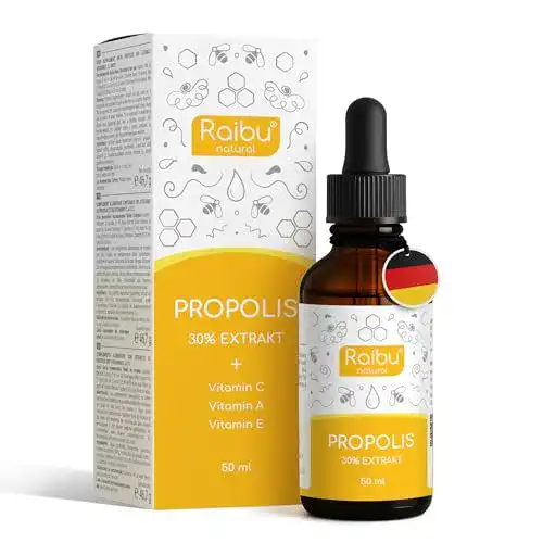Propolis Tropfen ohne Alkohol 50 ml – Hochdosierter Propolis Extrakt