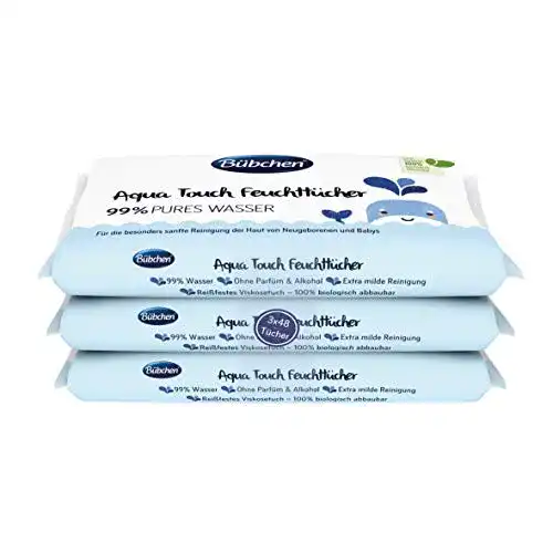 Bübchen Aqua Touch Baby Feuchttücher für empfindliche Haut