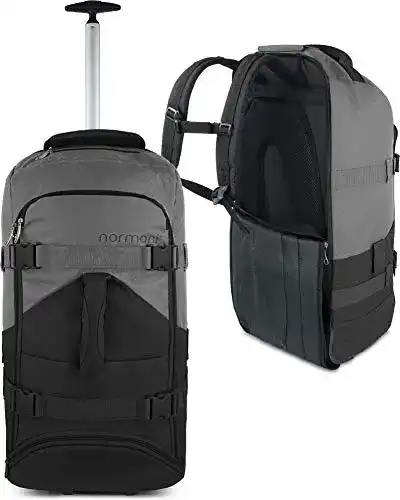 Reisetasche mit Rollen und Rucksackfunktion von normani