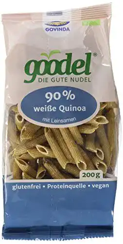 Low-Carb Nudeln Govinda Goodel Penne aus weißer Quinoa