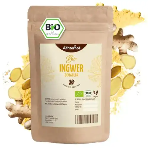 Bio Ingwerpulver 500g von Ingwertee vom Achterhof