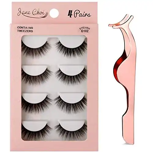 Künstliche Wimpern von Jane Choi, 3D-Faux-Nerz-Wimpern
