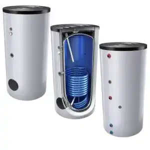Solarspeicher SHWT 800 Liter Warmwasserspeicher mit Wärmetauscher