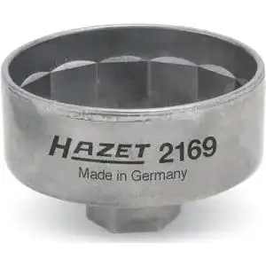 Ölfilterschlüssel Hazet 2169 für verschiedene Ölfilter mit 82 mm Durchmesser