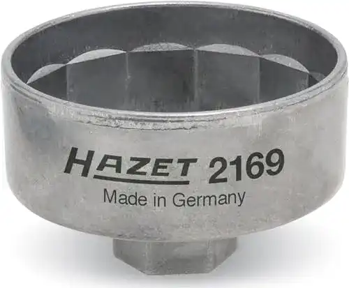 Ölfilterschlüssel Hazet 2169 für verschiedene Ölfilter mit 82 mm Durchmesser