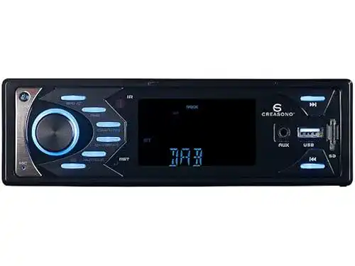 Retro Autoradio Creasono DAB 1 DIN mit MP3 und Bluetooth-Funktion