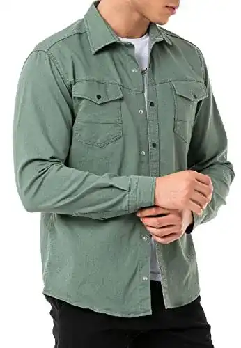 Jeanshemd Herren Redbridge aus Baumwolle im Casual-Stil