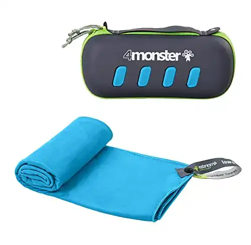 Fitness Handtuch 4Monster Mikrofaser Handtücher in 5 Farben