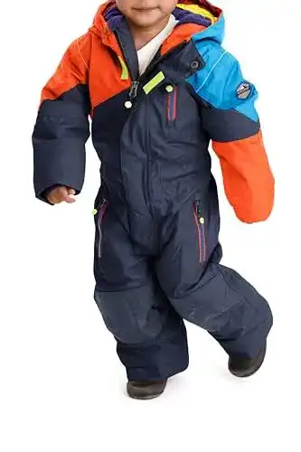 Killtec Kesley Mini Schneeanzug für Kinder, Skioverall mit Kapuze