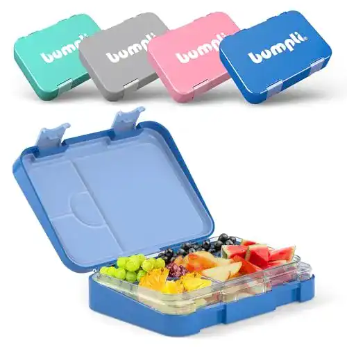 Bento-Box bumpli Brotdose für Kinder mit Fächern