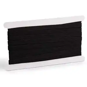 Hosengummi Zadawerk Gummiband 1 cm x 10 m Schwarz elastisch