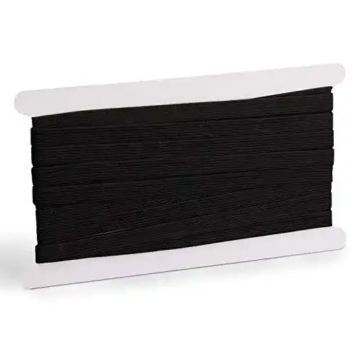 Hosengummi Zadawerk Gummiband 1 cm x 10 m Schwarz elastisch