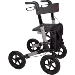 Antar Rollator Reise-Rollator mit Luftbereifung, faltbar für den Transport