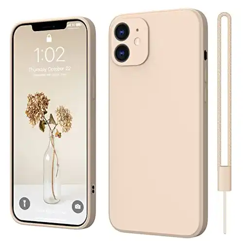 ElestBela Silikonhülle für iPhone 12 – Khaki