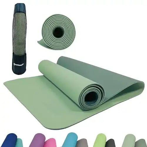 Yogamatte Schildkröt Fitness Unisex Erwachsene 4mm Bicolor