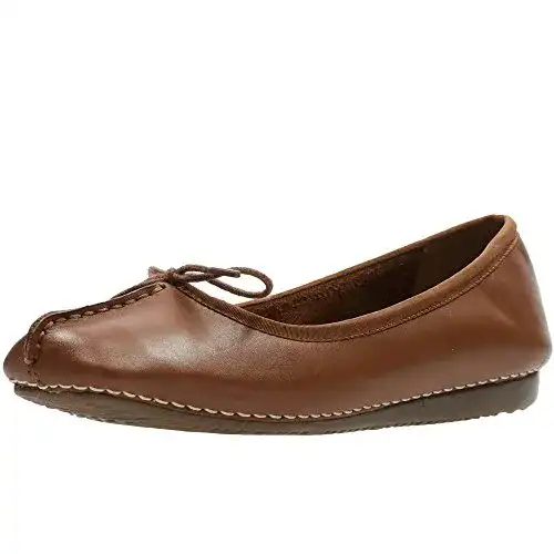 Ballerinas Clarks Damen Freckle Ice in Braun, Größe 39 EU