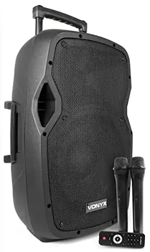 Vonyx AP1200PA Mobile Partybox Bluetooth mit Akku und 600 Watt Leistung