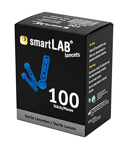smartLAB Lancet Box mit 100 sterilen Nadel-Lanzetten