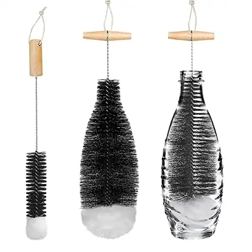 Flaschenbürste BIUVEQUQU Sodastream Glasflaschen, 2 Stück