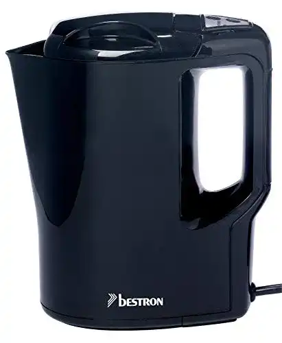 Bestron AWK810 Wasserkocher – Kompakter Reise-Wasserkocher mit 0,9 Liter Kapazität