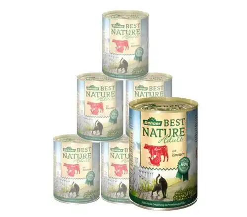 Hundefutter Dehner Best Nature Katzenfutter für Erwachsene mit Rind und Pute