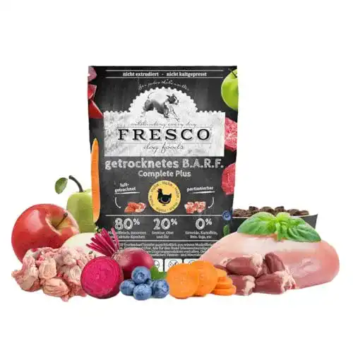 Fresco Hundefutter Trockenbarf Complete Plus Huhn 1kg