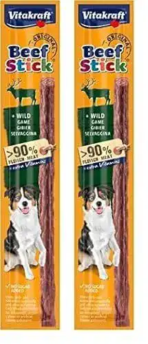 Vitakraft Hundefutter Beef Stick mit Wild und hohem Fleischanteil