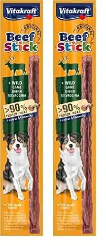 Vitakraft Hundefutter Beef Stick mit Wild und hohem Fleischanteil