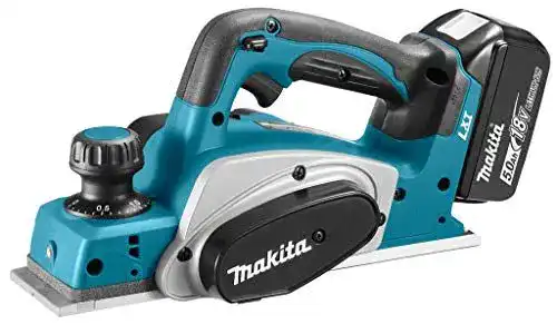 Makita Akku-Hobel 82 mm mit 18 V Akku für präzises Hobeln